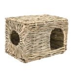 Rabbit house in straw