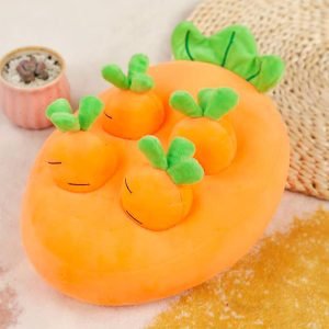 Toy for rabbit carrot