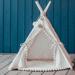 Rabbit teepee with pompom