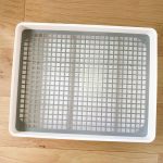 rabbit litter tray with grid small