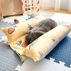 cooling rabbit mat yellow